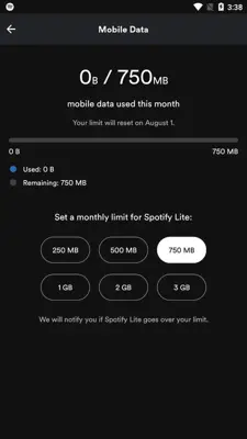 Spotify Lite android App screenshot 3